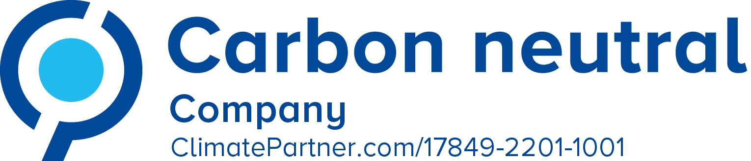 The Berkeley Partnership's membership logo for Climate Partner to symbolize its carbon neutral status
