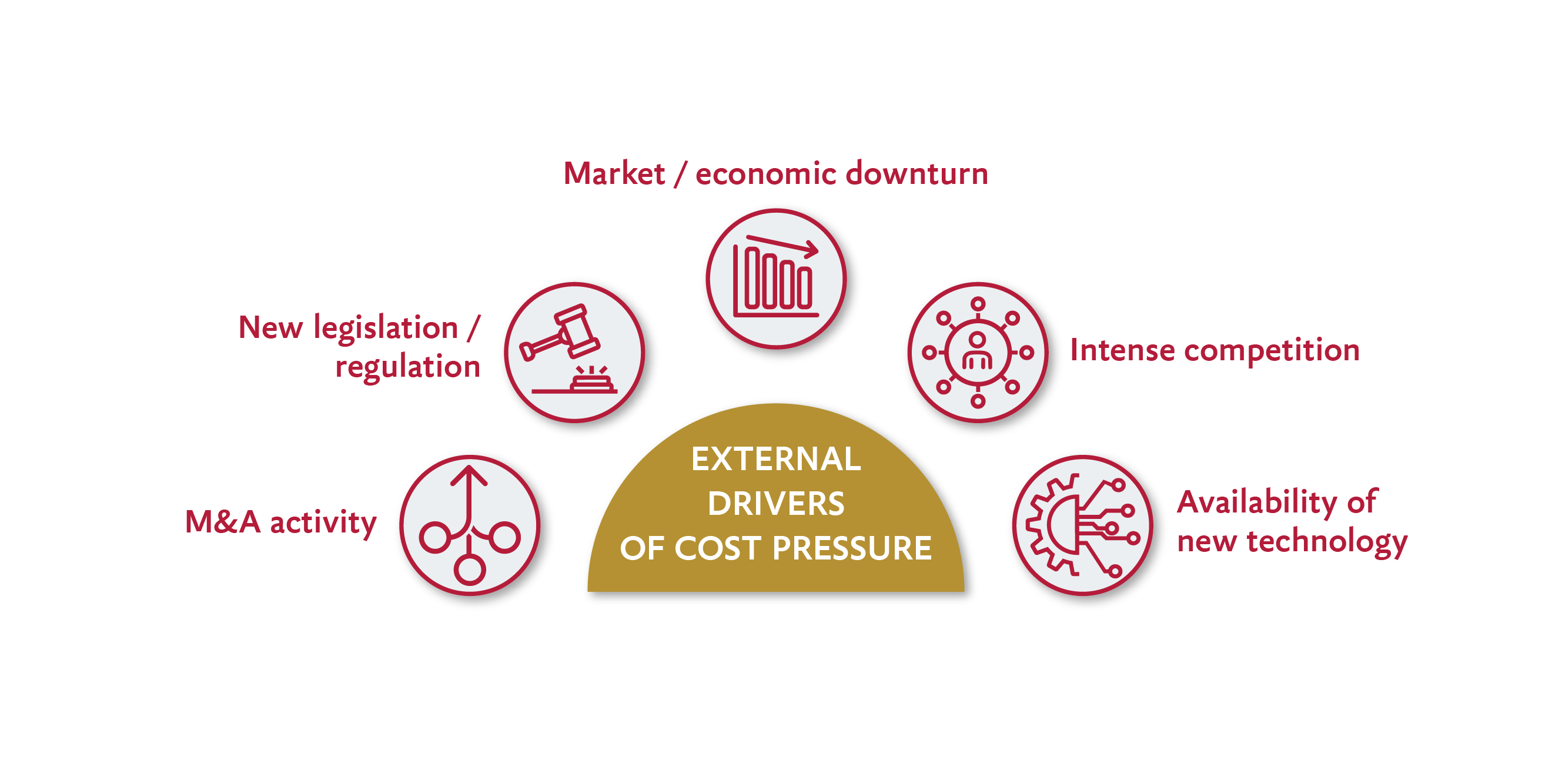 An infographic showing the various external cost drivers you might encounter.